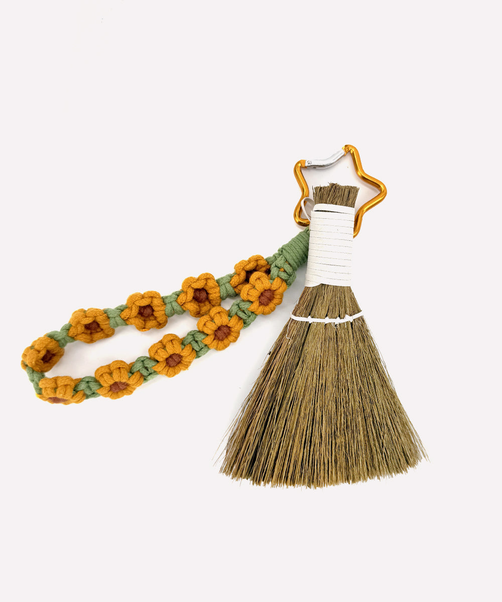 Sablette Dragonne Fleurs Jaunes