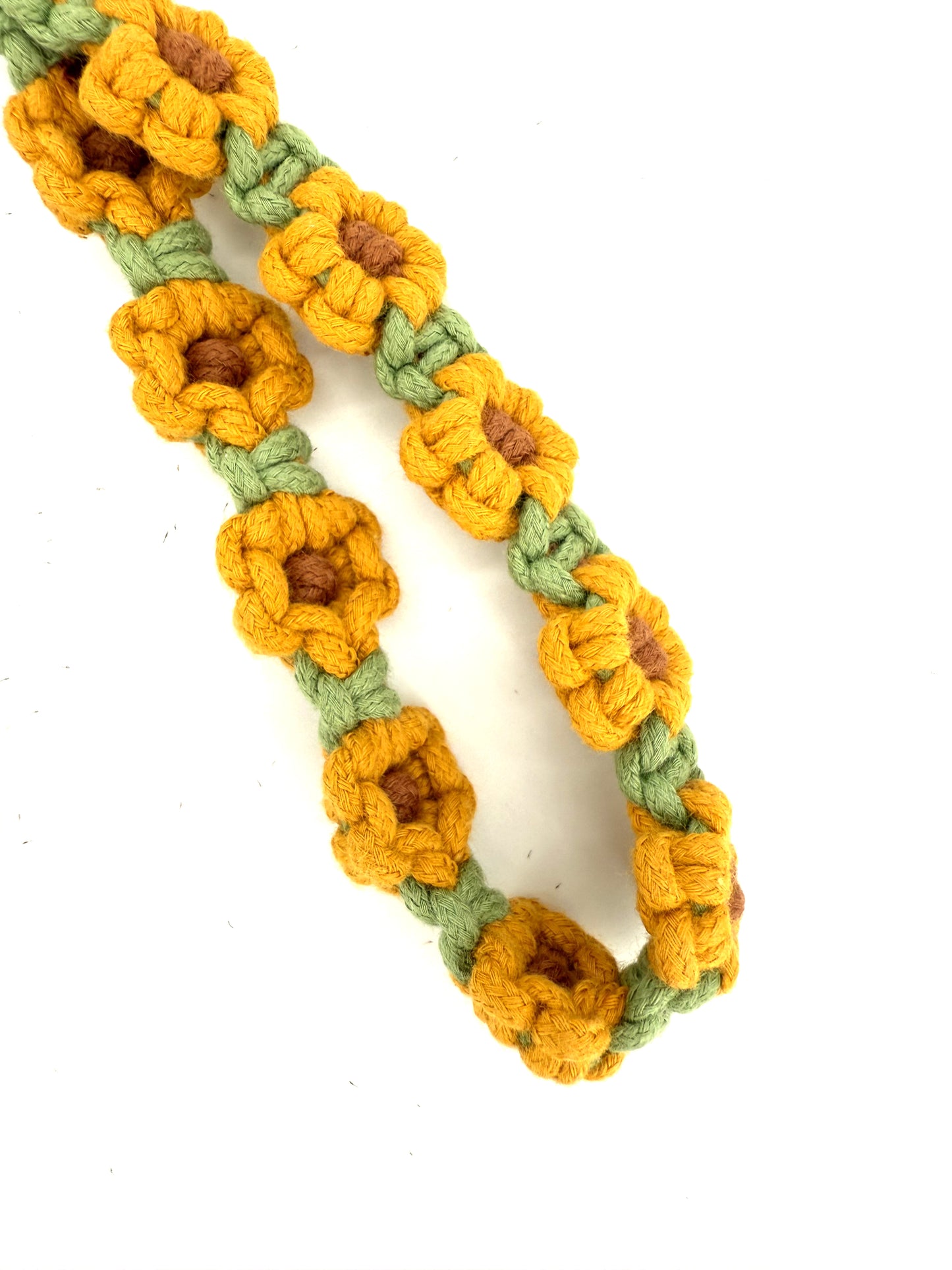 Sablette Dragonne Fleurs Jaunes